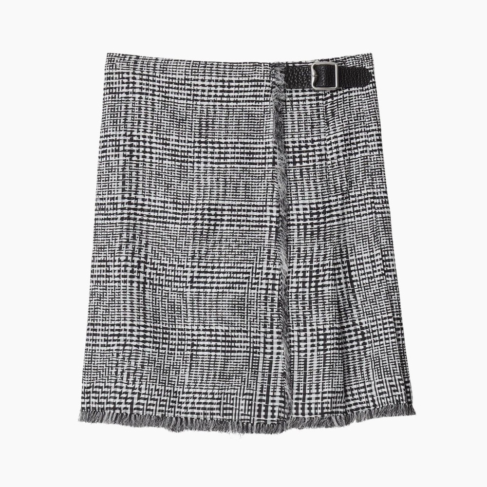 Burberry | Glen Check Wrap Miniskirt - 6